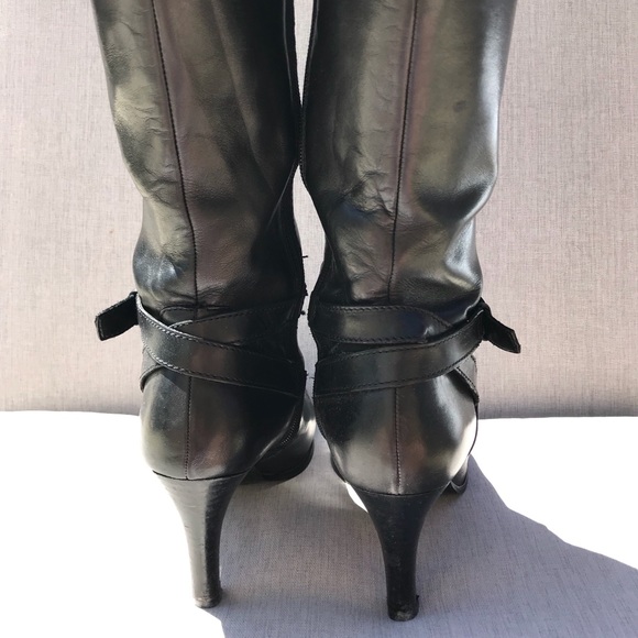 Ralph Lauren Burnished Calf Boots - Picture 3 of 7